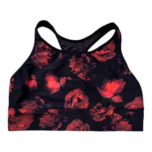 Victoria's Secret Other - Victoria Secret Sport Rose Graphic Print Racerback Bra